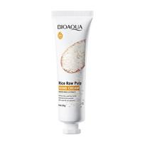 BIOAOUA anti-drying krekingo Poquoyah ryžių rankų kremas white