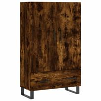 vidaXL Komoda, dūminio ąžuolo spalvos, 69,5x31x115cm, apdirbta mediena