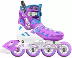 Riedučiai Outliner Skates rekreacyjne regulowane violetinė dydis 34-37