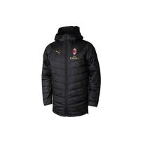 Puma 19-20 sezonas AC Milan Vidutinio ilgio medvilninė striukė vyriška striukė juoda 754452-01 S black