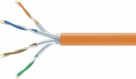 Equip Cat7 Simplx S/FTP DCA kabelio instaliacijos įranga 500,00 m oranžinis LSZH