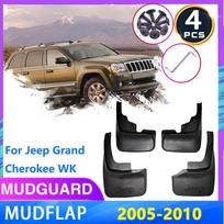 4x purvasaugiai Jeep Grand Cherokee WK 2005 2006 2007 2008 2009 2010 Priekinis galinis purvasaugis Ratų apsauga Sparnas Automobilių priedai gray