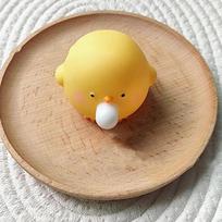 New Cute Blow Bubble Chick Pinch Squeeze Fidget Toys Fun Novelty Decompression Vent Sensory Blow Bubbles Chick Adults Kids Toys orange