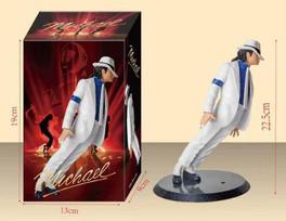 Michael Jackson Smooth Criminal Moonwalk veiksmo figūrėlės modeliniai žaislai with box gray