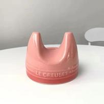 Šiurpinė spalva LE CREUSET Puodo dangčio laikiklis Šaukštų laikiklis Virtuvės laikymo keraminis stovas Puodo laikiklis Nereikia gręžti Virtuvės organizatorius