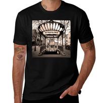 Paris Metro Underground Train Station Metropolitain Sign TShirt Work Outdoor TShirt for Unisex S įvairiaspalvis