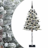 vidaXL Dirbtinė Kalėdų eglutė su burbulais 120 cm 150 LED Šilta balta