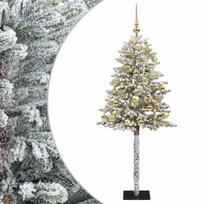 vidaXL Dirbtinė Kalėdų eglutė su burbulais 120 cm 150 LED Šilta balta