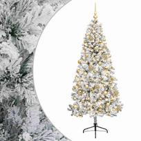 vidaXL Dirbtinė kalėdinė eglutė su rutuliuku 240 cm 300 LED