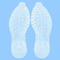 Sole Sticker, Sports Shoes, Board Shoes, Sneakers, Sole Material, Beef Tendon Rubber, Non-slip and Wear-resistant Full-sole Repair Shoe Sticker small size white