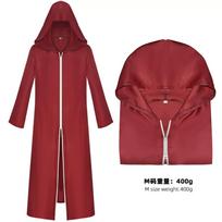 Naruto Nagato Hooded Cloak Cosplay Costume, Halloween Anime Expo Role Play Long Robe Outfit M brown