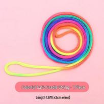 Rainbow Cat's Cradle String Toy for Elementary Students pink