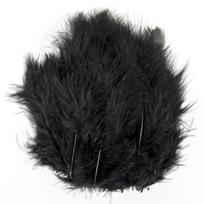 100 vnt. 10-15 cm purūs kalakuto plunksnos Gražūs marabou plunksnų Vestuvių dekoravimo aksesuaras „Pasidaryk pats“ svajonių gaudyklės papuošalas Rankdarbis 100pcs black