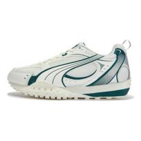 PUMA Blktop Rider V2 Unisex Classic Versatile Low Top Lifestyle Sneakers White Green 406318-03 43 white
