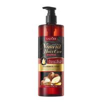 SADOER Shea Butter Argan Oil Cleansing Shampoo Shampoo 520g g black