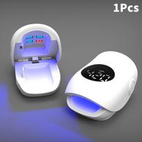 Usb Charging Nail Fungus Treatment Device-930Nm Infrared & 470Nm Blue Light Led Laser Onychomycosis Nail Care Phototherapy Lamp balta