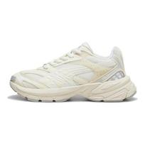 PUMA Velophasis Always On Unisex Mesh Fabric Synthetic Leather Trendy Comfort Cushioned Low-top Daily Casual Shoes Almond Sugar 395908-04 37 white