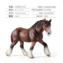 Simulated Wild Life Horse & Foal Action Figures Realistic Solid Scale Model Decor