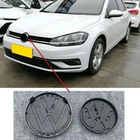 ZDFVU1 Replacement 138mm 110mm Auto Car Front Grille Badge Rear Trunk Emblem Lid Car Logo For VW Golf 7.5 MK7.5 2018 2019 2020 Rear black