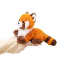 17Cm Kawaii Red Panda Plushie Doll Anime Stuffed Figure Fluffy Raccoon Animal Hug Pillow Kids Room Decor Gift Soft Toy