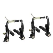 TEKTRO RX1 BMX brake caliper Mini-V brake aluminum alloy side pull brake bicycle clamp arm length 80mm with 836.12 brake shoes RX1 a pair