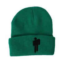 Billie Eilish Beanie Hot Topic Unisex Knit Hat For Every Season Green blue