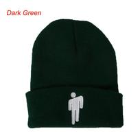 Billie Eilish Beanie Hot Topic Unisex Knit Hat For Every Season Dark Green black
