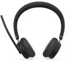 Ausinės Lenovo 6550 Ausinių rinkinys Belaidis Galvos apdangalas Biuras/telefonų centras USB Type-C Bluetooth Juodas