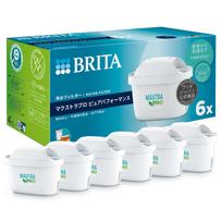 Brita Maxtra Pro Pure Performance Water Purifier Pot Type Replacement Cartridge 6 Pieces PFOS PFOA Removal Tested Japan Genuine Product Polypropylene