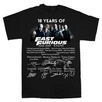 Fast & Furious Vintage 18th Anniversary T-Shirt M black