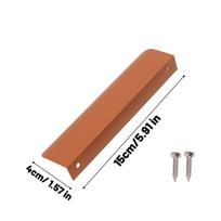 5/1Sets Cabinet Finger Edge Pull Aluminum Alloy Back Mount Hidden Cabinet Pulls Concealed Handle for Home Kitchen Drawer Cabinet 2PCS