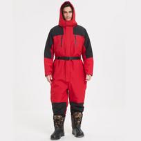 Neperšlampamas šiltas pūkinis kombinezonas žvejybai žiemą 3XL