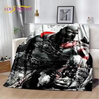 God of War Game Gamers Kratos minkšta pliušinė antklodė, flanelinė antklodė, skirta svetainės miegamojo lovai sofos pikniko užvalkalui 30x40in gray