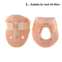 Adjustable Cervical Collar - Neck Orthosis for Pain Relief, Traction & Immobilization (S/M/L Sizes, Men & Women) beige