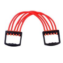 Chest Exercise Resistance Band Muscle Fitness Equipment Five Tube Chest Expander Arm Strength Training Chest Expander raudona