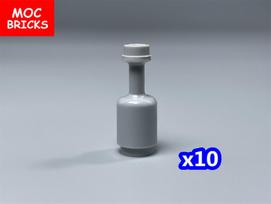 MOC plytos Pasidaryk pats Miesto figūrėlės Dalys Vyno gėrimo butelis Puodelis Statybinis blokelis Mini spausdintos plytos 95228 Supermarketas Draugai Žaislai gray