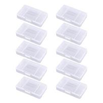 Protective Plastic Game Card Storage for Case 10 Pieces Dust Cover for Case Boy 1 white