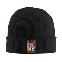 FNAF At Freddys Knit Hat Beanies Winter Hats Warm Unisex  Fashion  Caps Unisex Women Gifts One Size black