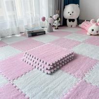 Soft Plush Children's Mat Baby Play Mat Baby Toys Eva Foam Puzzle Carpet In Children's Room Keep Warm Playmat Floor Mats 30*1CM 10Pcs