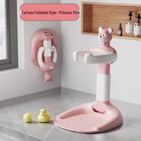 Baby Bath & Shower Rack: Infant & Toddler Tub with Potty Training Feature