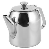 Kavos puodas Arbatinukas Nerūdijančio plieno virdulys Šalto vandens ąsotis Trumpas snapelis viešbučiui restoranui 32oz(apytiksliai. 850 ml) gray