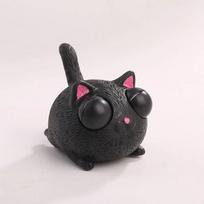 Toys Fidget Squeeze Burst Eye Cat Animal Vent Toy Angry Cat Vent Ball Squeezing Sensory Soft Squeeze Toy Burst Eye Cat Toy juoda
