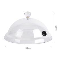 Lightweight Molecular Cuisine Smoke Hood Food Grade Lid Smoke Infuser Cold Smoke Generator Meat Burn Smokehouse Cooking BBQ Grill white
