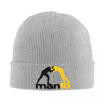 2025 New Man To Brazil Jiu Jitsu Bonnet Hats Race Beanie Hats Pattern Knitted Hat Winter Vintage Unisex Adult Gym Thermal Elasti One Size white