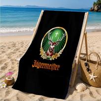 J?germeister: The Spirit Of Tradition Beach Towel, Quick-drying, Easy to Care for, Suitable for Both Fitness and Beach Vacations,Sports Essential 70cmx140cm(27x55inch)