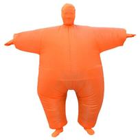 Pripučiamas Cosplay Kostiumas Storas Ninja Sumo Apranga Su Paslėptu Veidu orange
