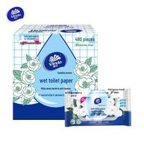 Vinda Camellia Scented Flushable Wet Wipes white