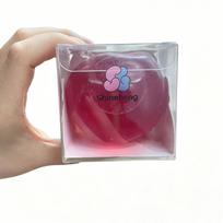 Apple Moldable Stress Ball Coconut Oil Squishy Transparent Apple Non-Bounce Squeeze Ball Asmr Sensory Toy Toy brown