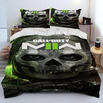 3DPasting žaidimo „Call of Duty“ patalynės komplektas, antklodės užvalkalas, pagalvės užvalkalas, karališko dydžio patalynės komplektas vaikams AU Single 140x210cm