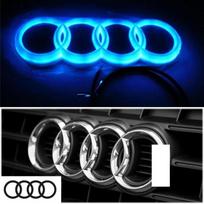For Audi e-tron GT2Car front grille 4D LED logo light front ring Sticker suitable for Audi A3 A4 A5 A6 A7 S3 S5 S6 S7 Q3 Q5 car supplies. 28.5x9.9cm